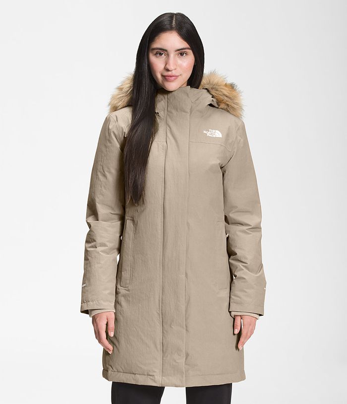 The North Face Parka Dames Arctic XDLO79521 - Beige